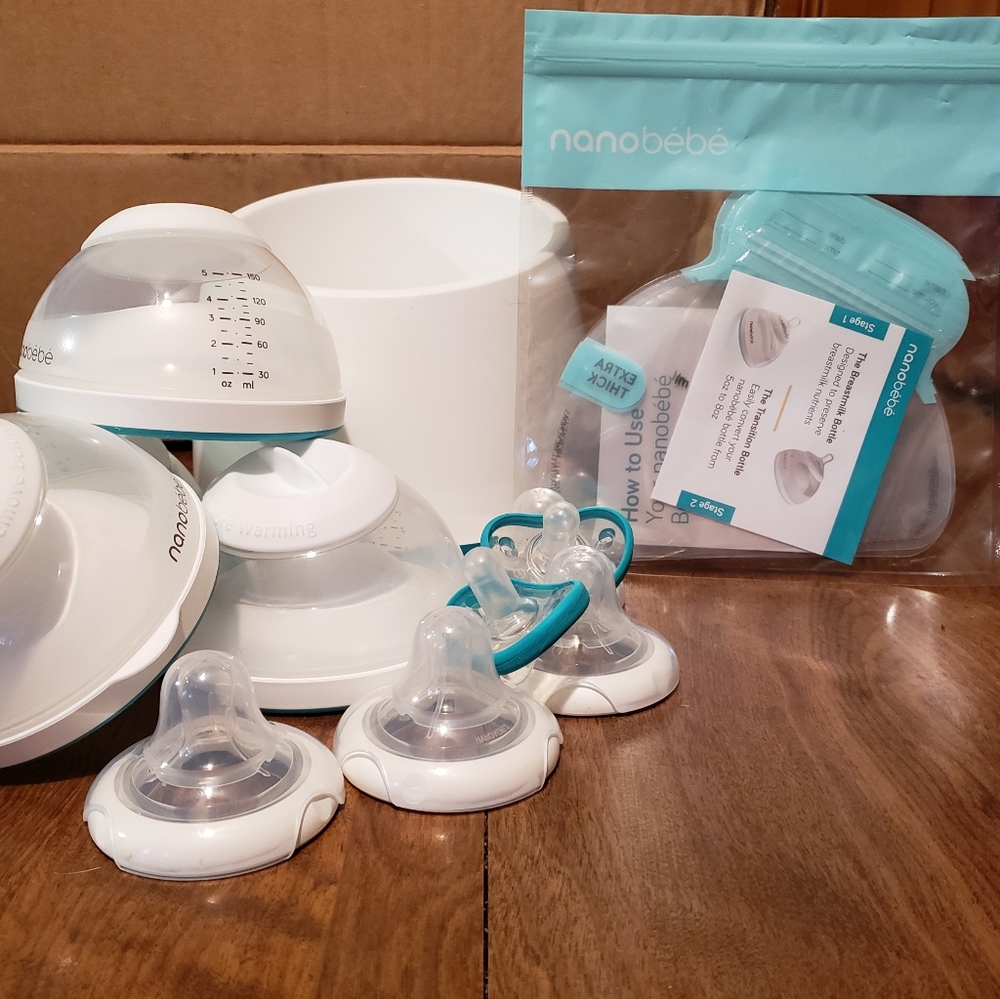 Nanobebe Baby Bottle Set